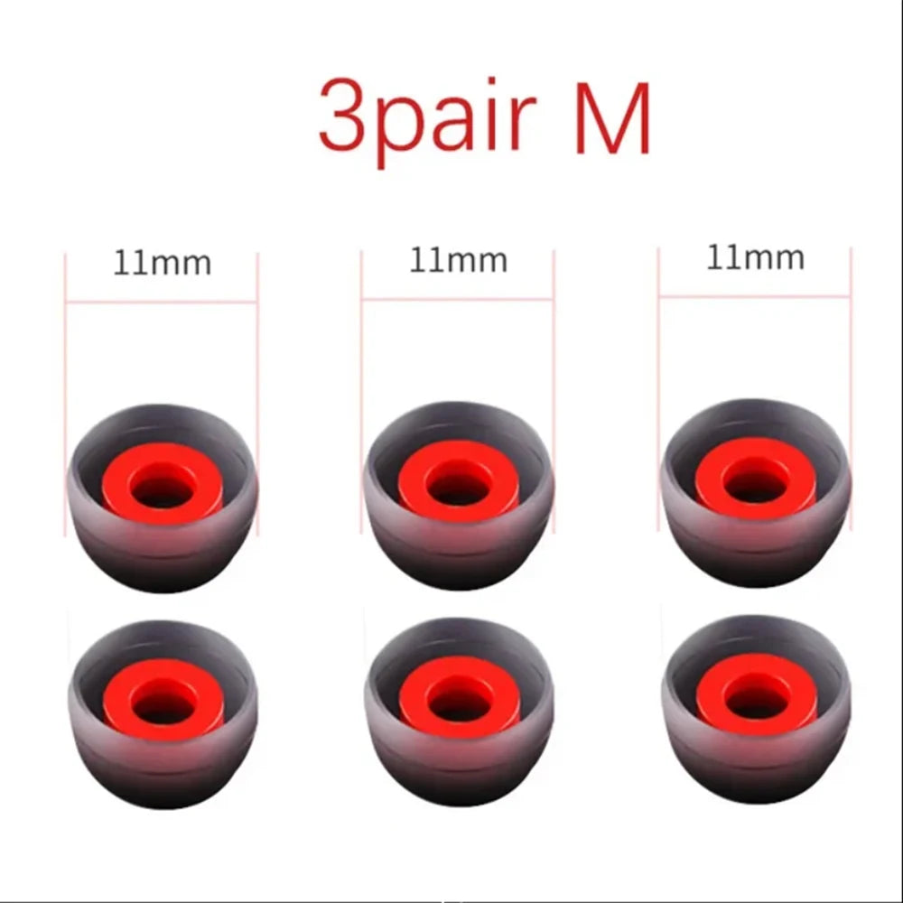 Silicone Ear Tips 3 Pairs