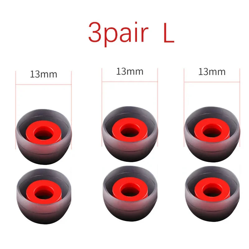 Silicone Ear Tips 3 Pairs