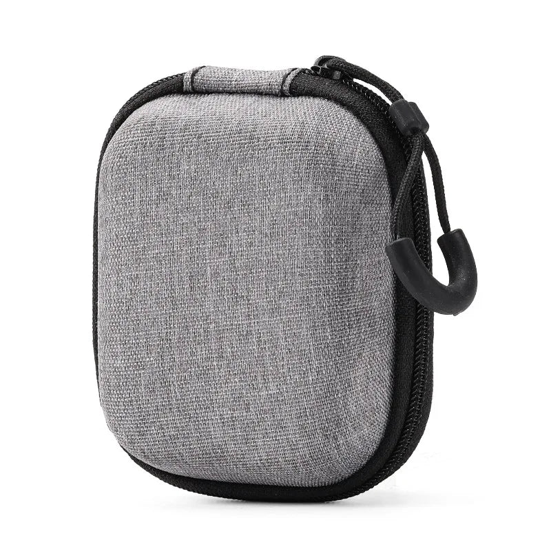 Hard Shell Storage Bag for Earphones and / or its Accessories - Memory Cards USB Cables