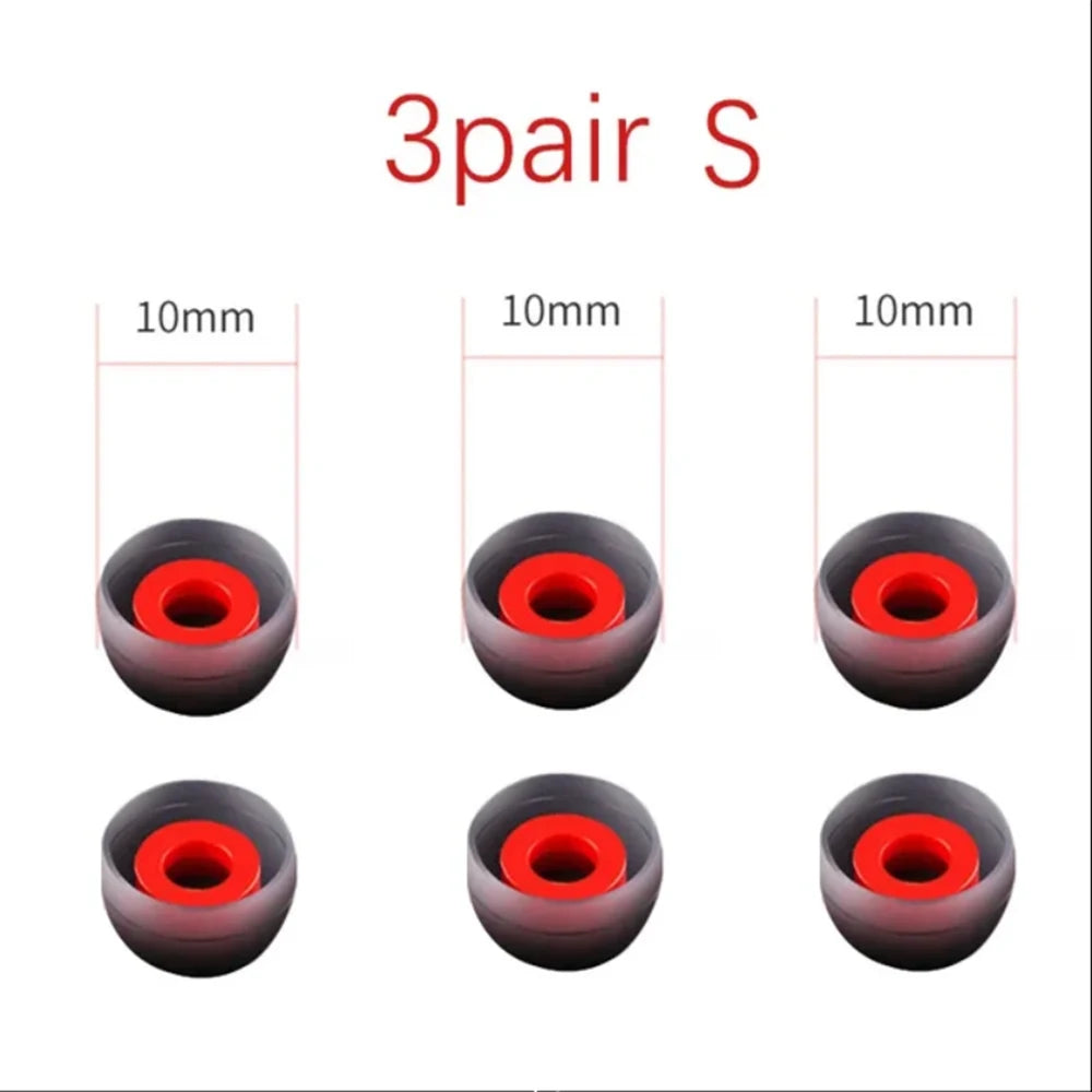 Silicone Ear Tips 3 Pairs