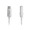 LETSHUOER DT01 PRO Type C to Jack 3.5mm Earphone Adapter DAC 384kHz/32bit Portable Headphone Amplifier for Phone/Player