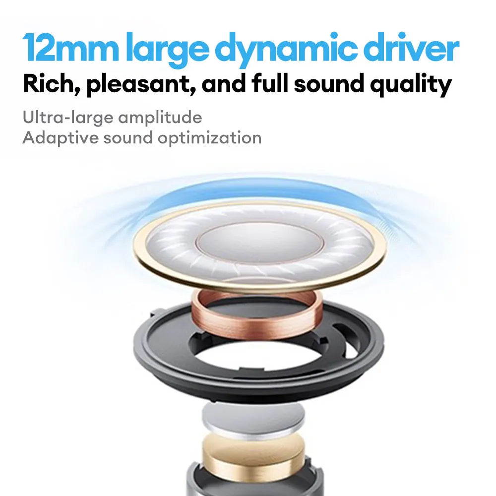 New Lenovo LE209 Wireless Bluetooth Earphone ANC Noise Reduction - 30H Battery Call Music Podcast Gaming Headset
