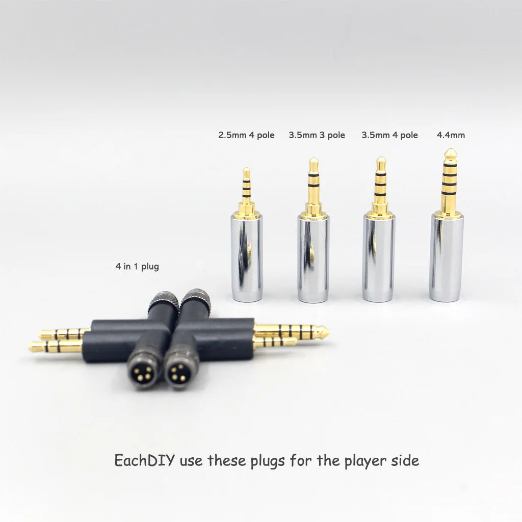 Graphene 7N OCC Shielding Coaxial Mixed Earphone Cable LN008765