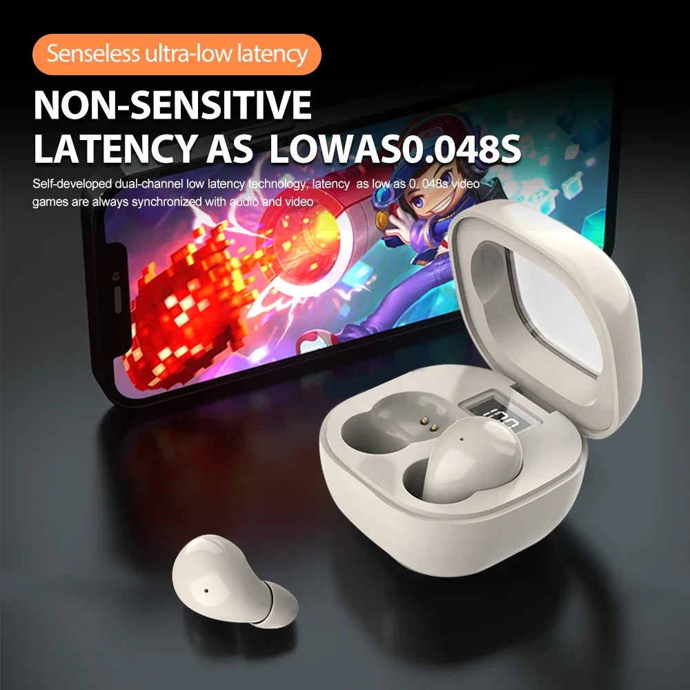Mini TWS Earphones - Bluetooth 5.3 - HIFI Stereo Noise Reduction