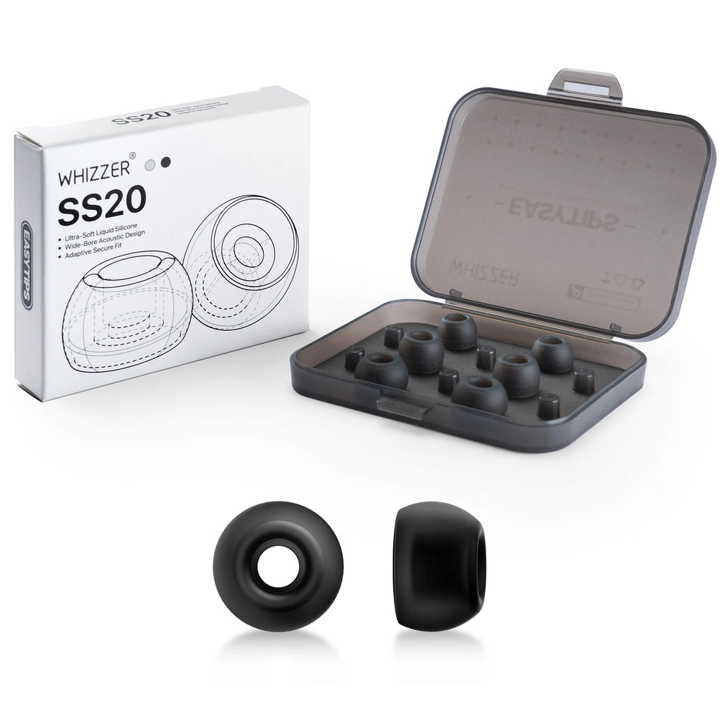 EASYTIPS SS20 Silicone In-ear tips XS/S/M/L - 4 Pairs in 1 Box