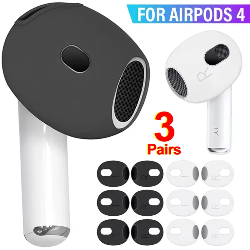 Ultra Thin Rubber Anti-Slip Earphone Cover for Airpods 4