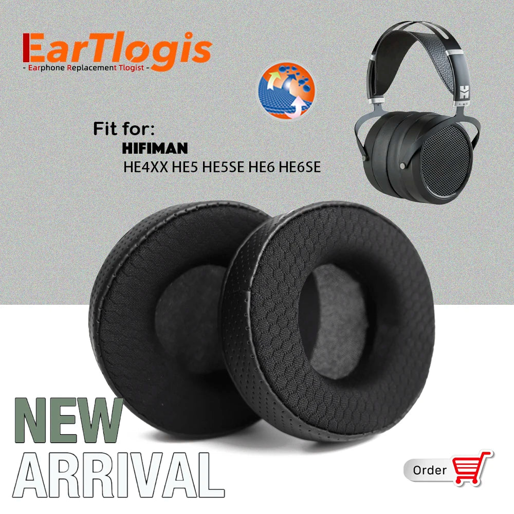 New Arrival Ear Pads for HIFIMAN HE4XX, HE5, HE5SE, HE6, HE6SE and more