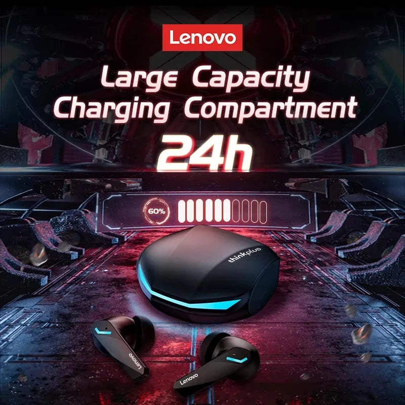 Lenovo XT53 TWS - LED Display Waterproof Low Latency Gaming Earbuds