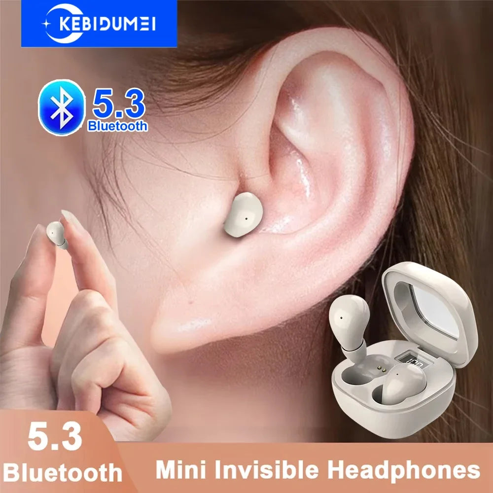 Mini TWS Earphones - Bluetooth 5.3 - HIFI Stereo Noise Reduction