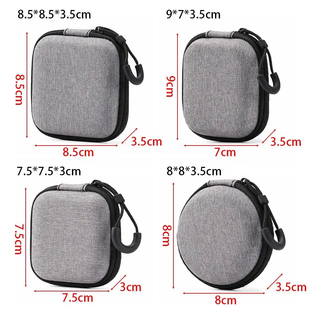 EVA Storage Carrying Bag - Earphone Case For Airpods Earphones/Phone/Cable and Accessories