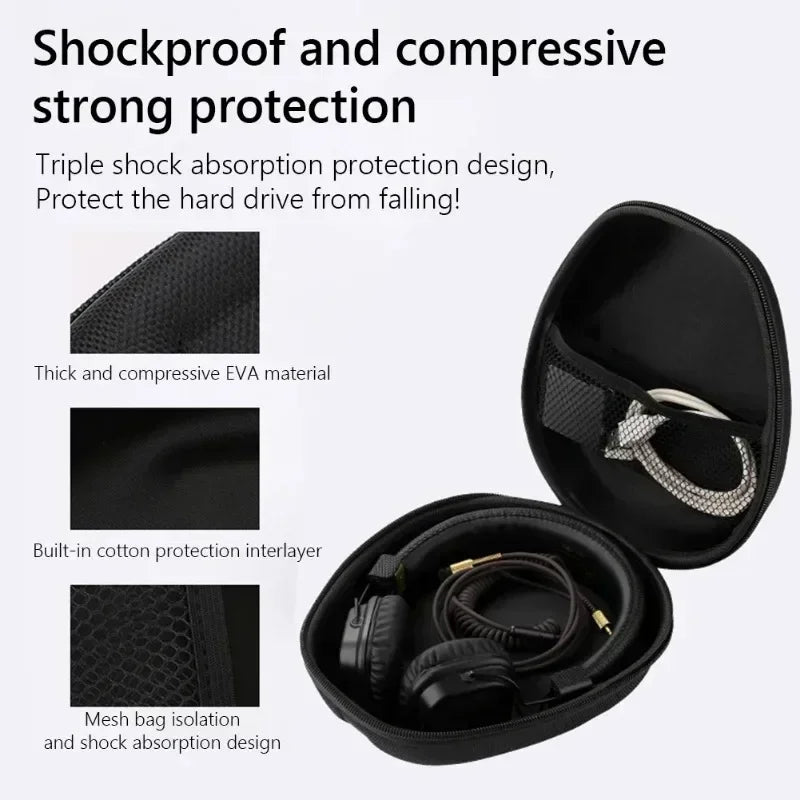 EVA Hard Shell Headphone Protective Case